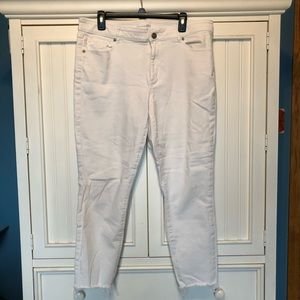 Loft Size 14 curvy skinny jeans.